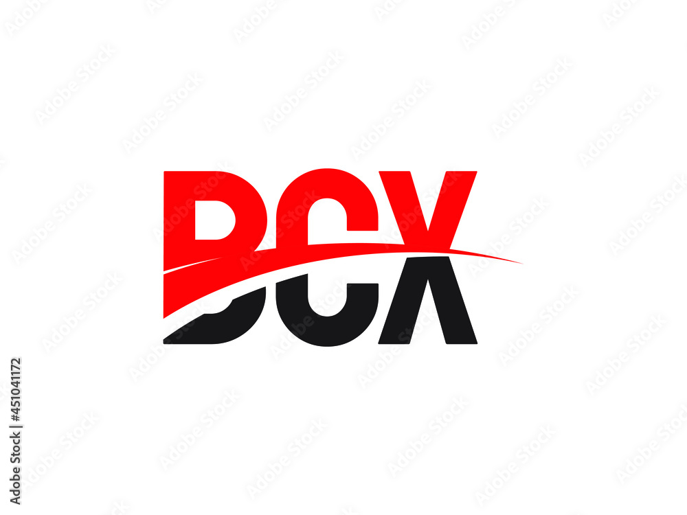 BCX Letter Initial Logo Design Vector Illustration