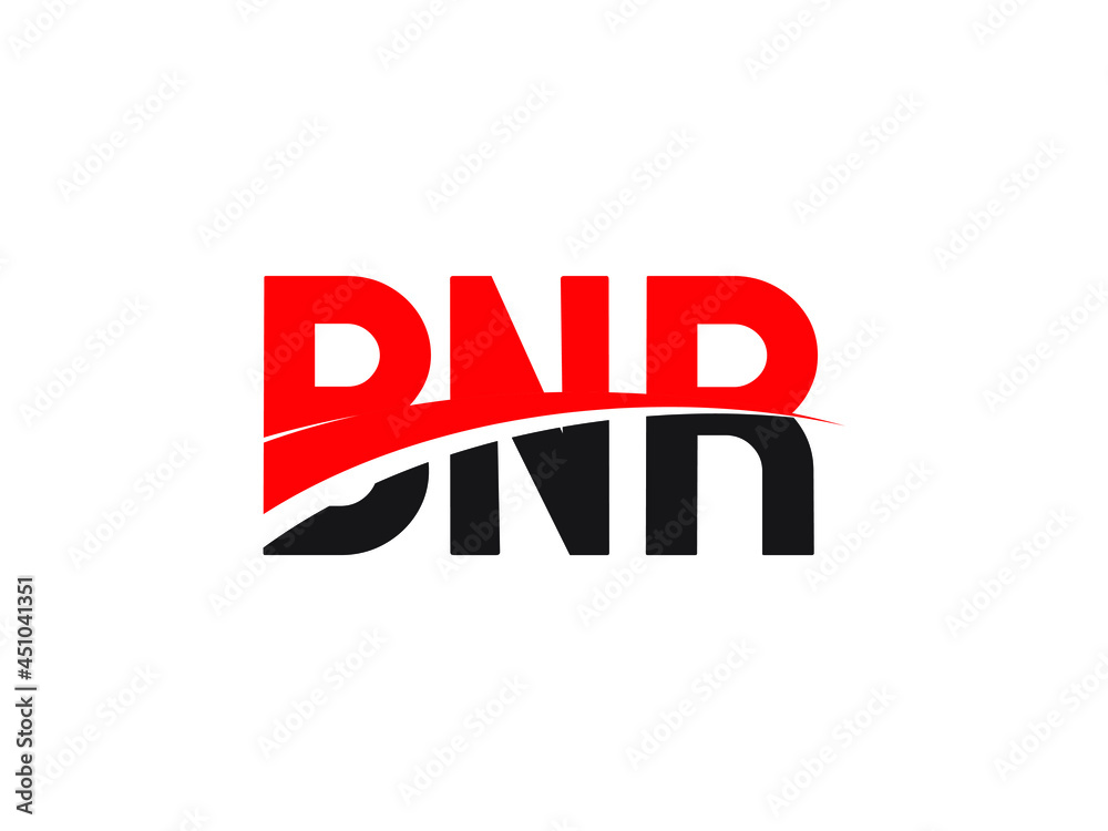 BNR Letter Initial Logo Design Vector Illustration BNR Letter Initial Logo Design Vector Illustration