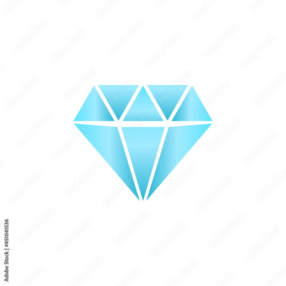 Diamond icon isolated on white background. Gemstone symbol modern, simple, vector, icon for website design, mobile app, ui. Vector Illustration Diamond icon isolated on white background. Gemstone symbol modern, simple, vector, icon for website design, mobile app, ui. Vector Illustration
