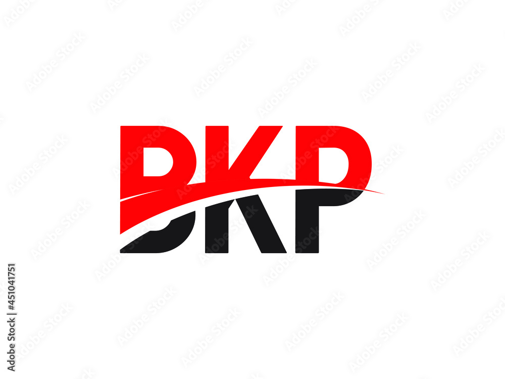 BKP Letter Initial Logo Design Vector Illustration BKP Letter Initial Logo Design Vector Illustration
