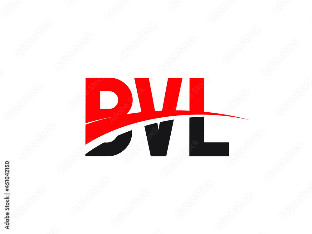 BVL Letter Initial Logo Design Vector Illustration