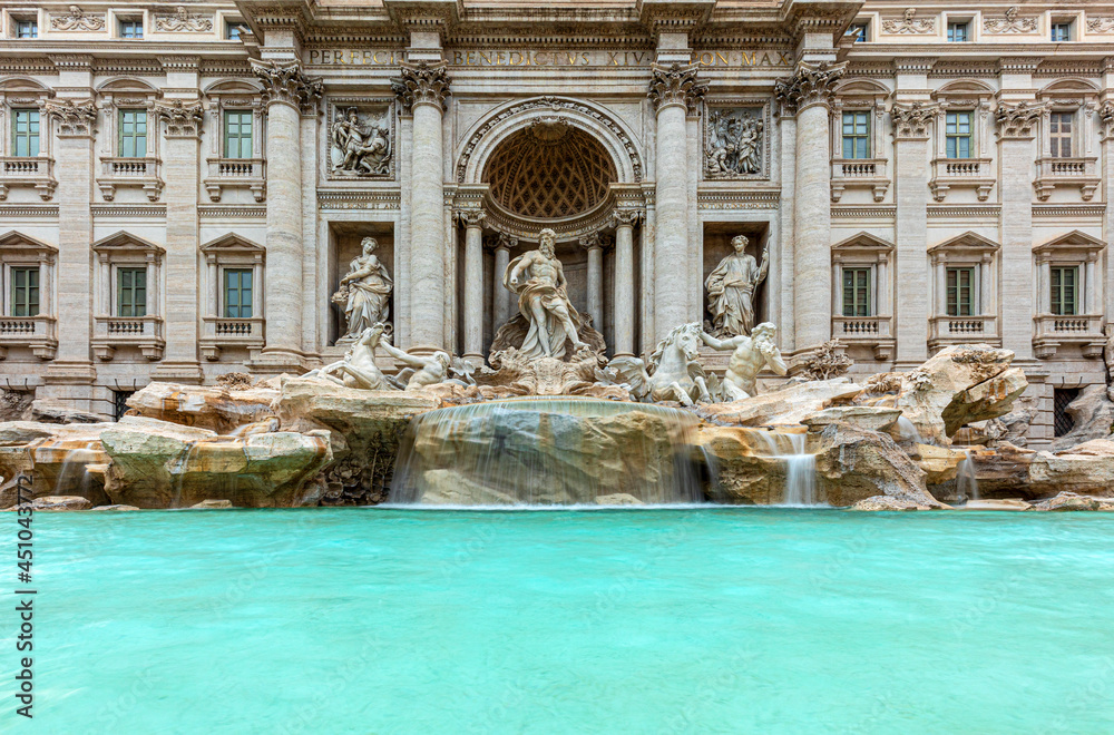 The Trevi Fountain at night, Rome