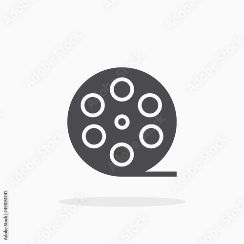 Film reel icon.