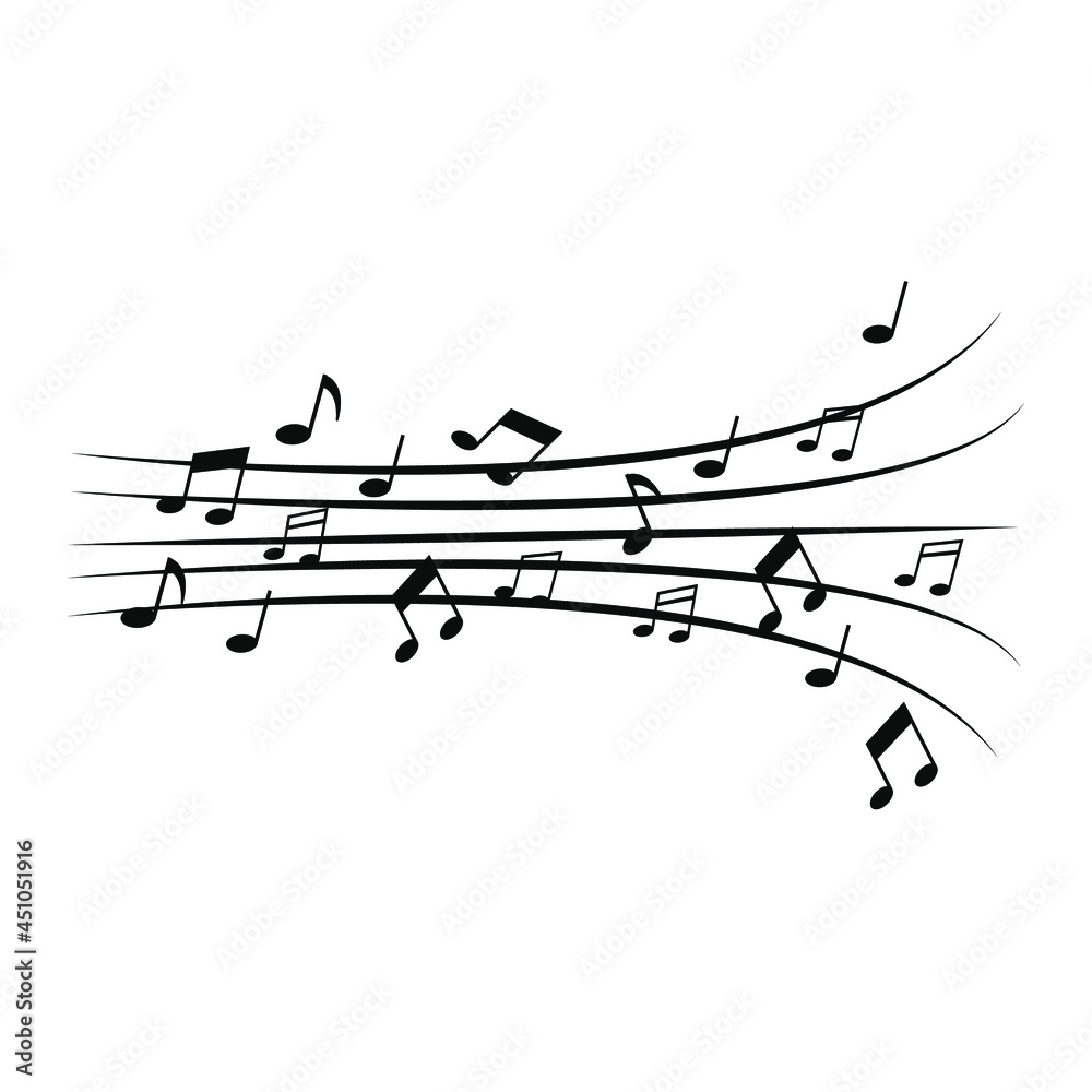 Music note background vector png Music note background vector png