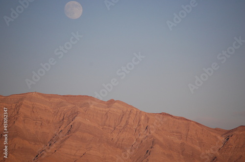 Desert moonscape