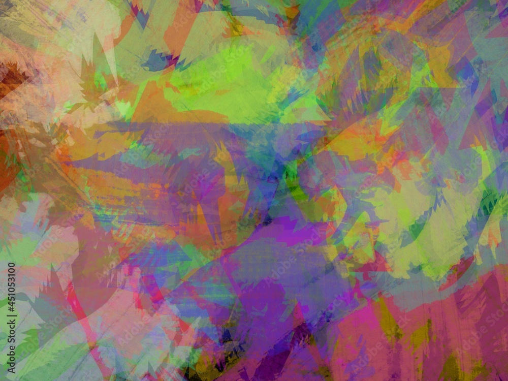 abstract colorful background artistic with paints and splashes