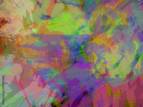 abstract colorful background artistic with paints and splashes