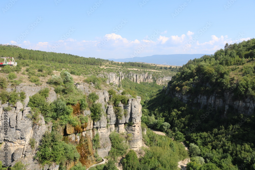 Tokatli Canyon in Safranbolu, Karabük, Turkey.