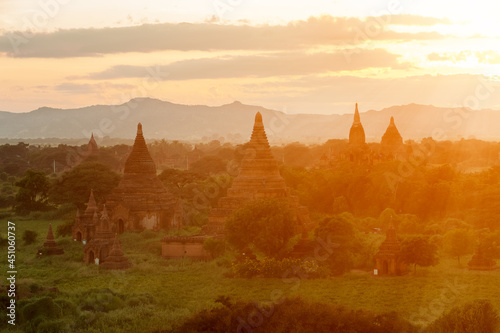 pagoda sunset