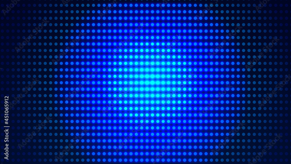 Abstract dot white blue pattern gradient texture technology background.
