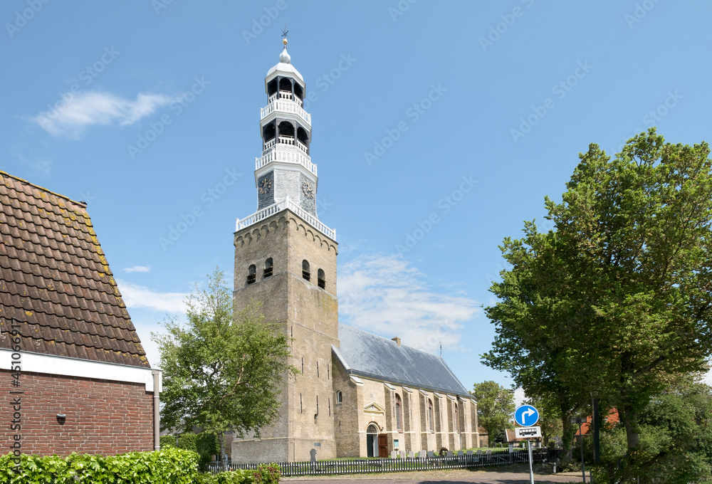Fototapeta premium Hindeloopen, Friesland province, The Netherlands