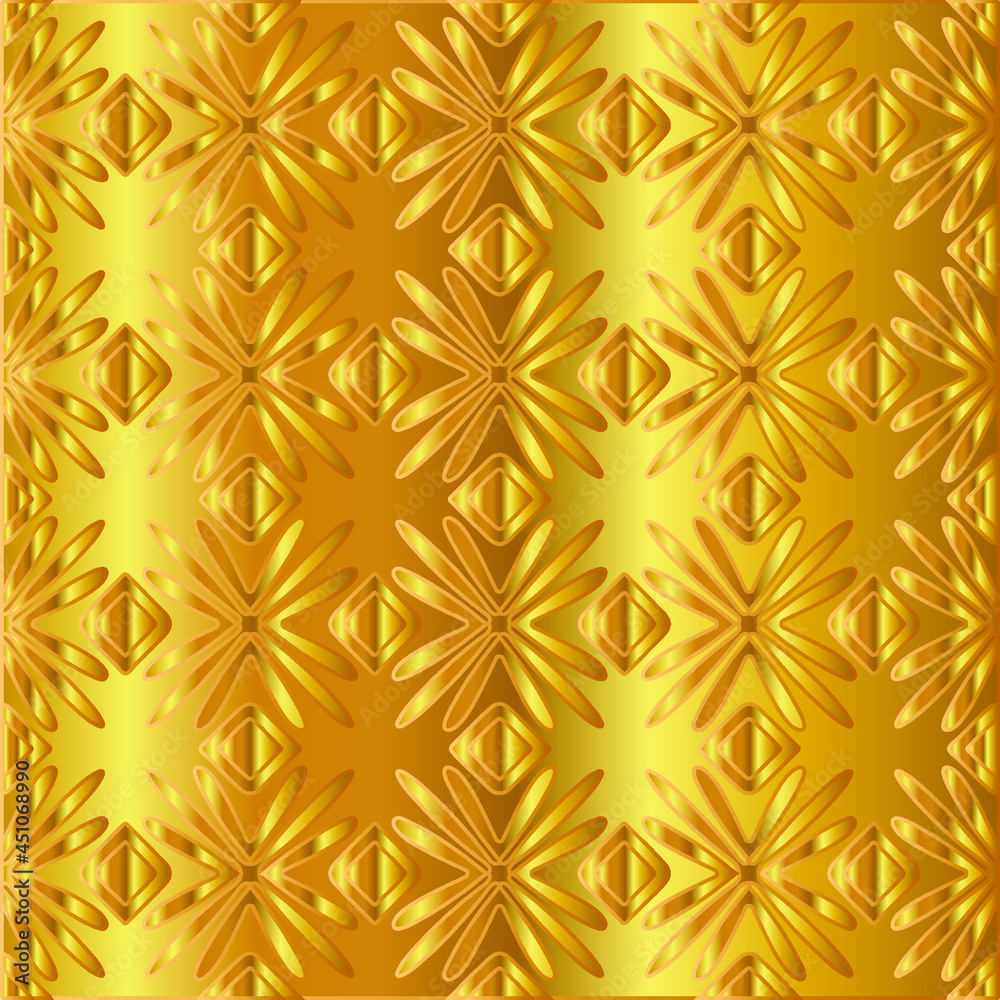 Geometric vector pattern with yellow and white gradient. gold ornament for wallpapers and backgrounds.
Geometric vector pattern with yellow and white gradient. gold ornament for wallpapers and backgrounds.