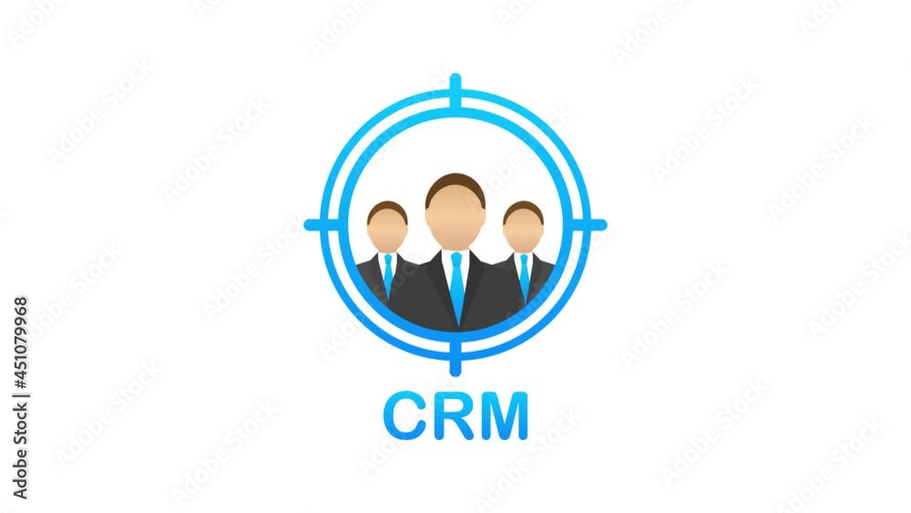 Customer relationship management concept. Organization of data on work with clients, CRM concept. Motion graphics. Customer relationship management concept. Organization of data on work with clients, CRM concept. Motion graphics.
