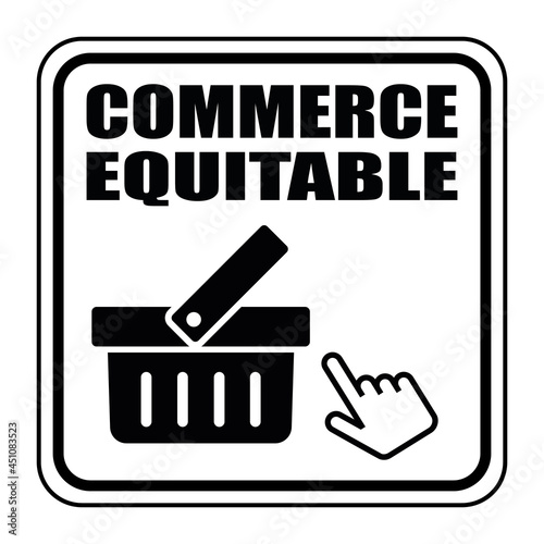 Logo commerce équitable.