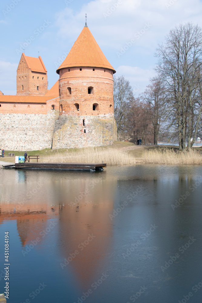 Fototapeta premium castle on the river