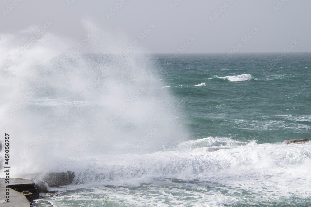 Fototapeta premium boat on the sea