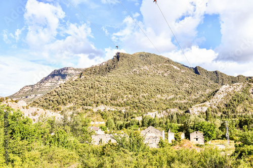 machu picchu in peru, photo as a background , in janovas fiscal sobrarbe , huesca aragon province photo