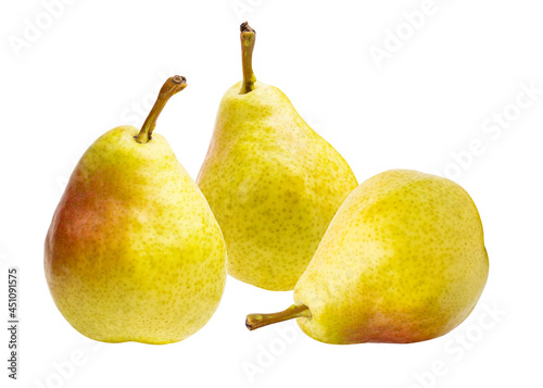 Pears isolated on white background