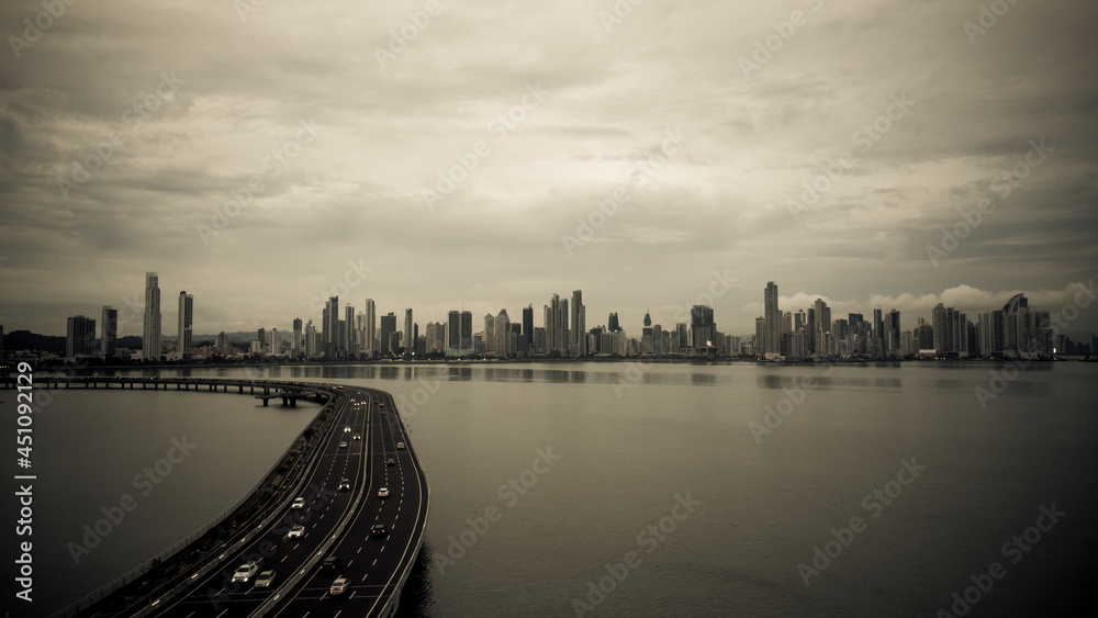 Fototapeta premium city skyline 