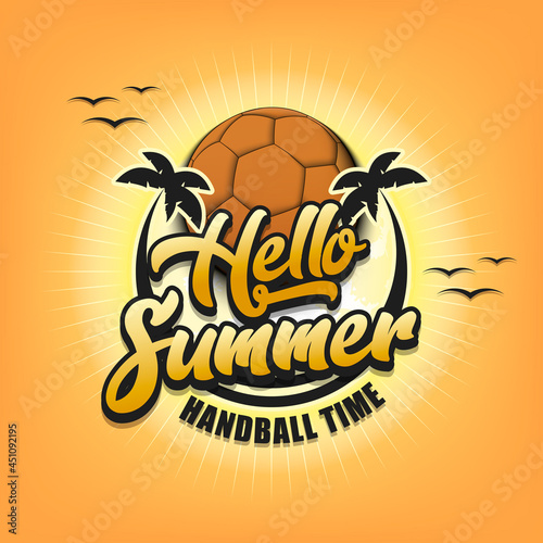 Hello summer. Handball time