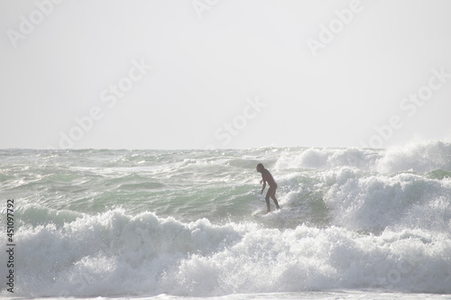 surfer in action