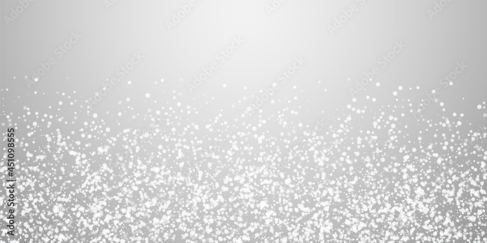 Fototapeta premium Amazing falling snow Christmas background. Subtle