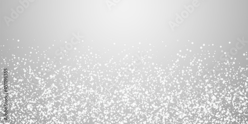 Amazing falling snow Christmas background. Subtle