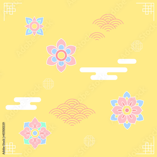 Vector illustration of Korean traditional pattern.
