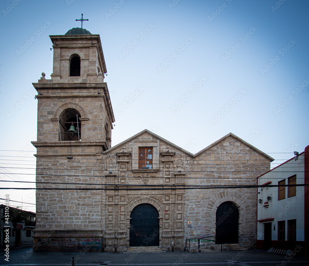 Obraz premium Iglesia de San Francisco La Serena, Coquimbo Chile