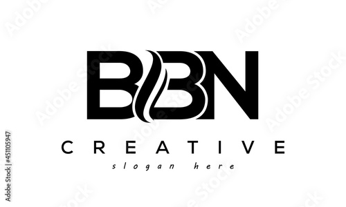 Letter BBN creative logo design vector photo