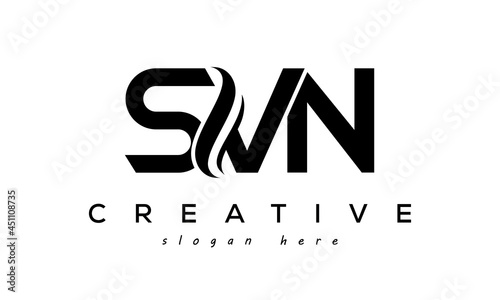 Letter SVO creative logo design vector	 photo