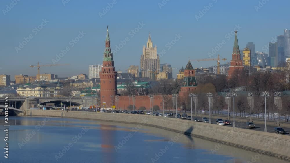 Moscow, capital of Russia in spring or winter Moscow, capital of Russia in spring or winter