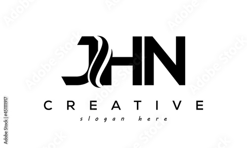 Letter JHO creative logo design vector	