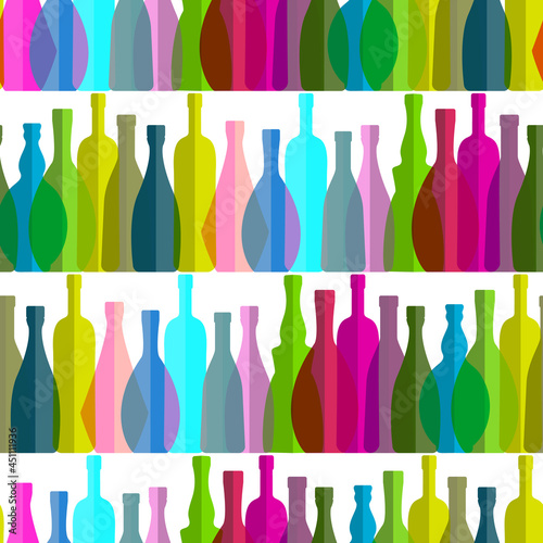 Transparent Wine Bottle Set Collection
