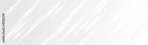 Grey white glowing lines abstract minimal background. Vector banner design