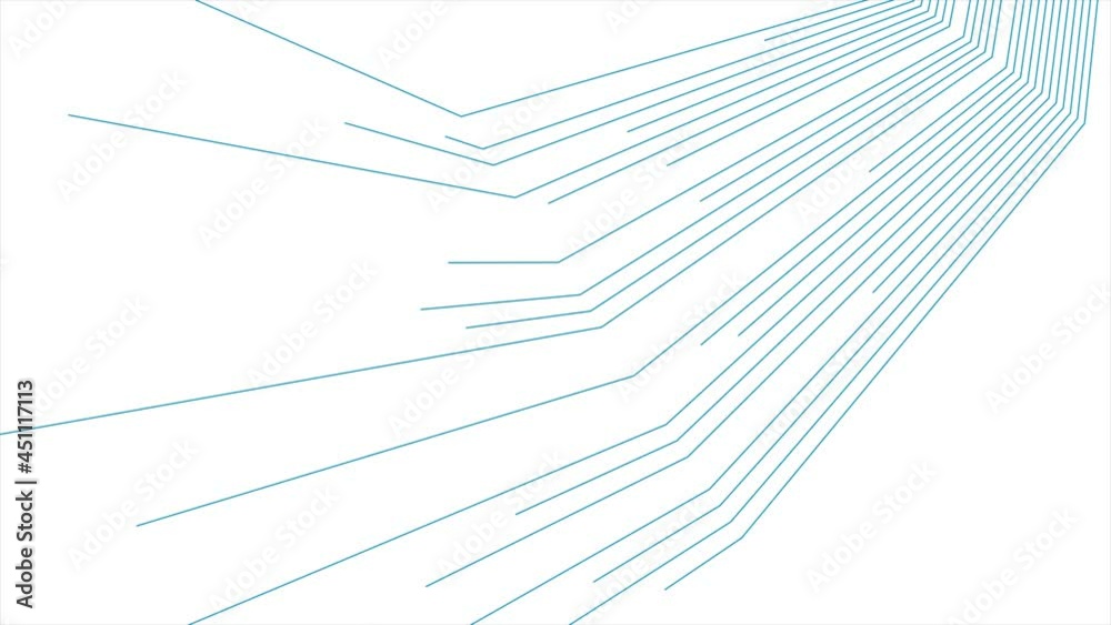 Blue white minimal curved lines abstract futuristic tech motion background. Seamless looping. Video animation Ultra HD 4K 3840x2160 Blue white minimal curved lines abstract futuristic tech motion background. Seamless looping. Video animation Ultra HD 4K 3840x2160