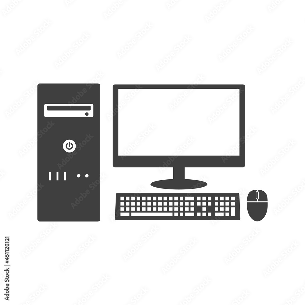 Personal Computer Vector Design Set Personal Computer Vector Design Set