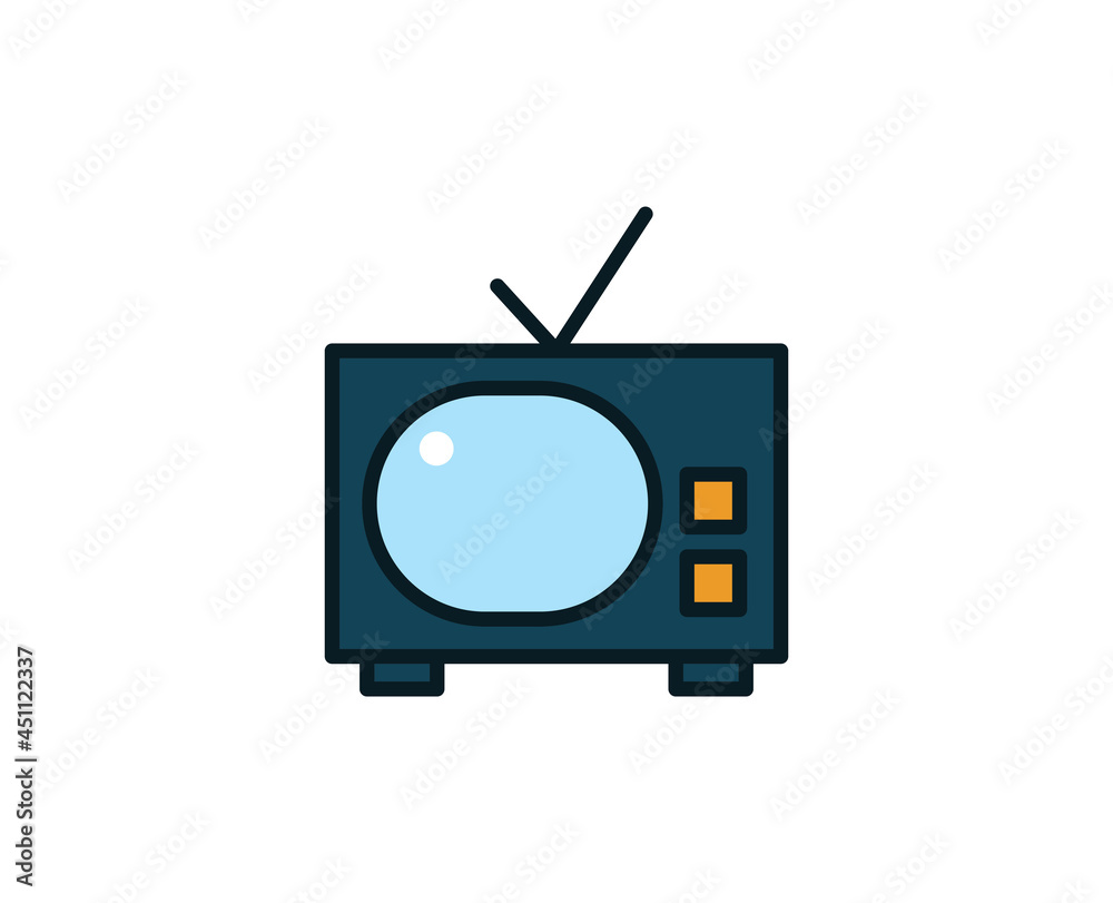Line TV icon isolated on white background. Outline symbol for website design, mobile application, ui. Electronics pictogram. Vector illustration, editorial stroсk. Line TV icon isolated on white background. Outline symbol for website design, mobile application, ui. Electronics pictogram. Vector illustration, editorial stroсk.