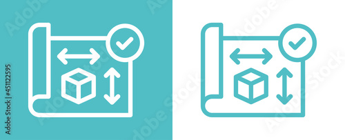 Architect plan icon. Design planning icon vector illustration