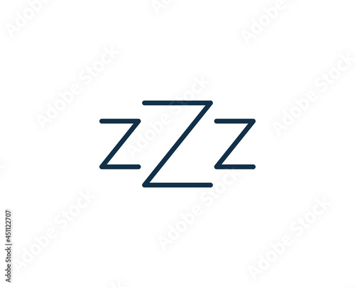 Free Download Sleep line icon. High quality outline symbol for web design or mobile app. Thin line sign for design logo. Color outline pictogram on white background - GFXLoad