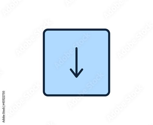 Download flat icon. Thin line signs for design logo, visit card, etc. Single high-quality outline symbol for web design or mobile app. Sign outline pictogram.