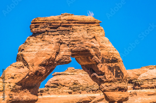 Delicate Arch Rock Canyon Arches National Park Moab Utah