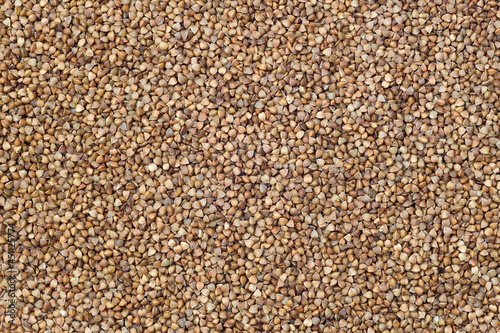 buckwheat groats (kasha) closeup