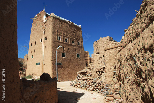 The arab village close Najran, Asir region, Saudi Arabia photo