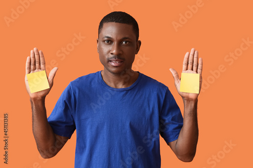 African-American man with b...
