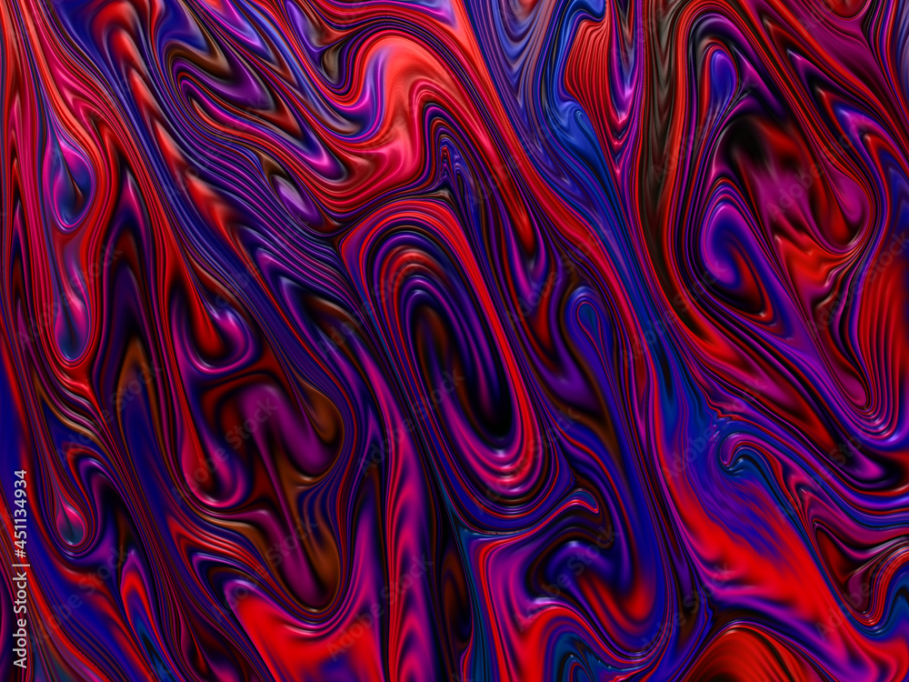 Obraz premium Abstract 3D Art Liquid Paint Background 