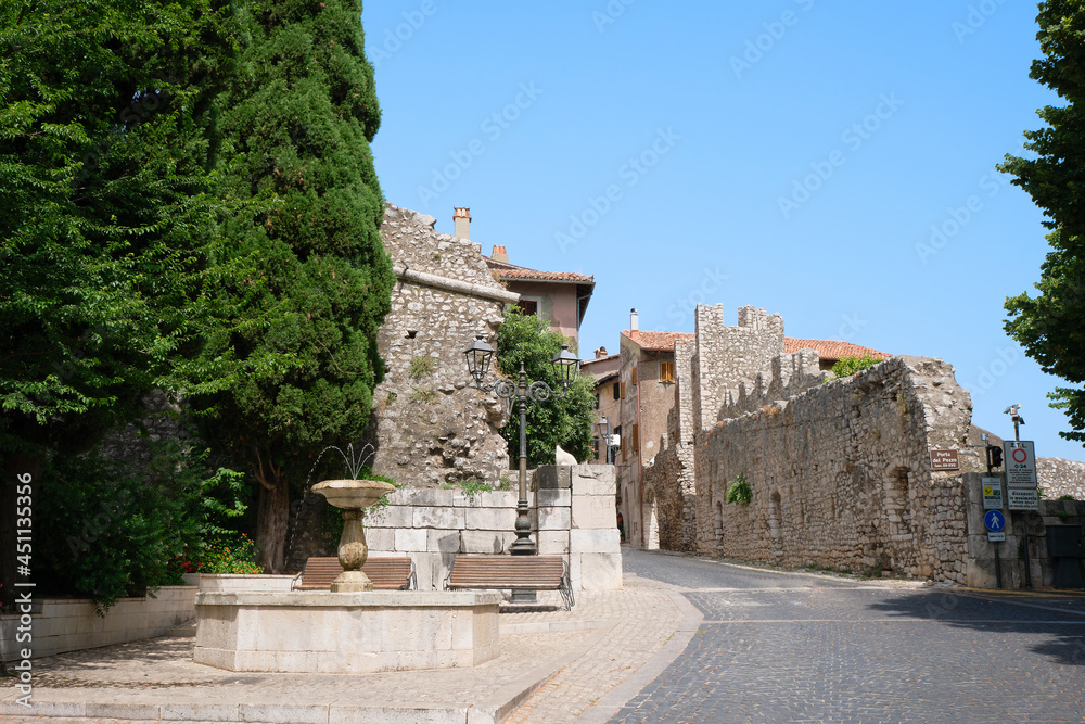 Porta del Pozzo in the medieval town of Sermoneta Lazio