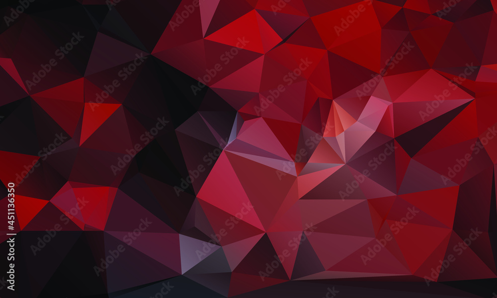 Abstract Red Color Polygon Background Design, Abstract Geometric Origami Style With Gradient Abstract Red Color Polygon Background Design, Abstract Geometric Origami Style With Gradient