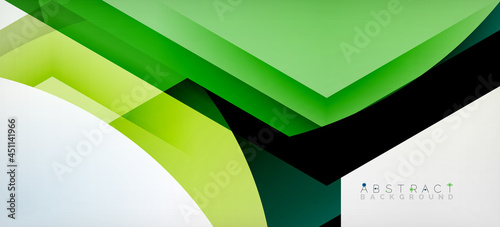 Vector color hexagons geometric abstract background