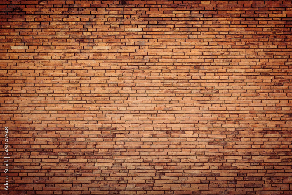Red brick wall seamless background - texture pattern for continuous replicate. Red brick wall seamless background - texture pattern for continuous replicate.